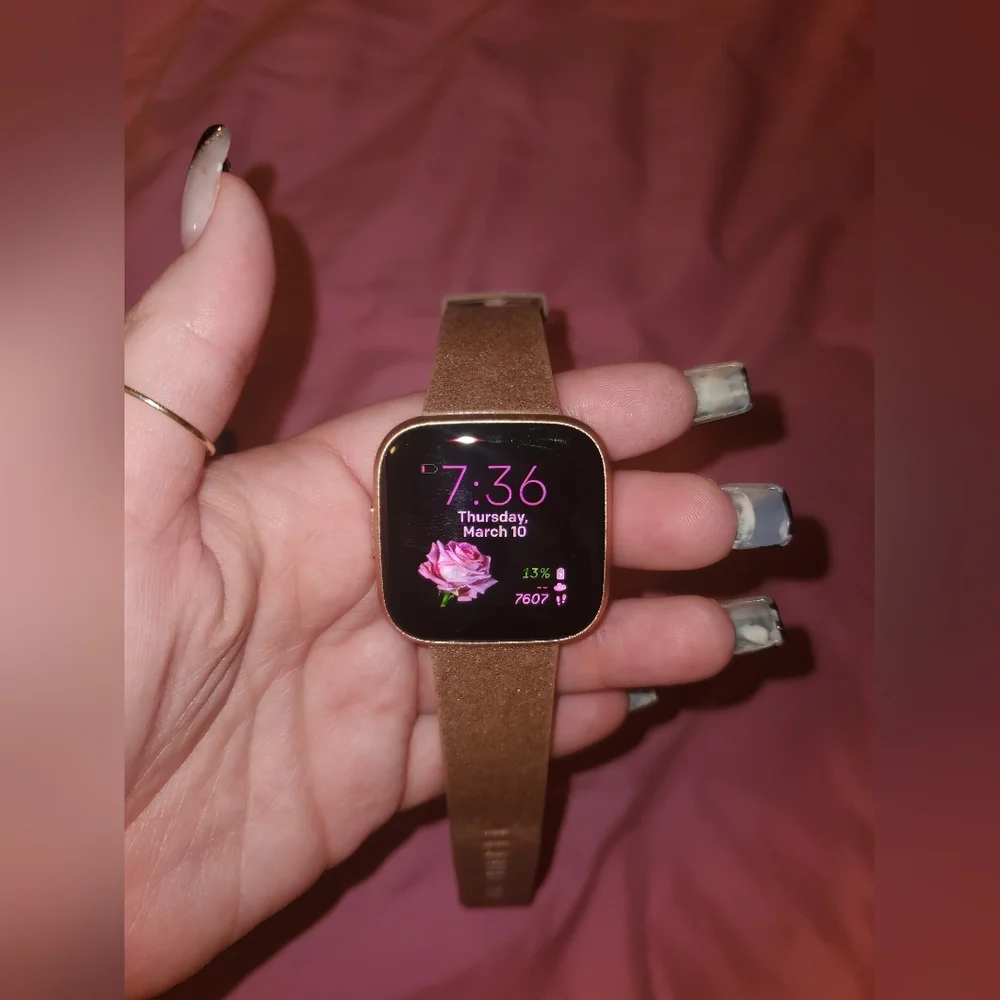 Fitbit Versa 2 with accessories